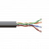 Кабель витая пара TERACOM PRO Cat.5E U/UTP 4 пары solid внешний 24AWG оболочка LDPE цвет черный (упак. 305м) EKF TRP-5EUTP-04PE-BK-OUT3