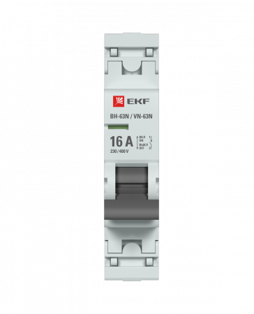 Выключатель нагрузки 1P 16А ВН-63N PROxima EKF S63116