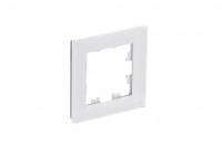 ATLASDESIGN NATURE 1-постовая РАМКА, НАТУРАЛЬНОЕ СТЕКЛО, БЕЛЫЙ Systeme Electric ATN360101