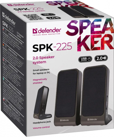 65220 Колонки 2.0 SPK-225 4 Вт, питание от USB Defender 