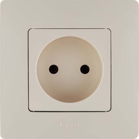 672511 ETIKA Рамка 1 пост слоновая кость Legrand/Daccord 