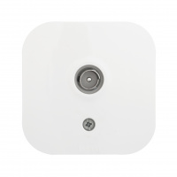 Quteo Розетка телевизионная TV наружная белая Legrand/Daccord 782215