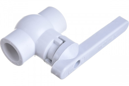 Кран шаровой 20мм полнопроходной полипропиленовый PPR Политэк 9900000020