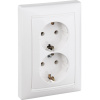 VALENA Розетка двойная с заземлением белая Legrand 774400