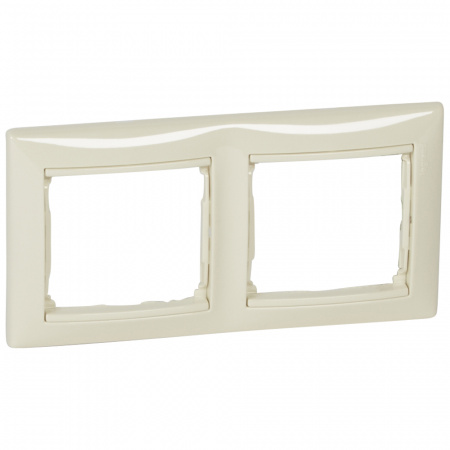 VALENA Рамка 2 поста горизонтальная слоновая кость Legrand/Daccord 774352