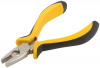 51632 Плоскогубцы комбинированные ''мини'' Профи, никелированное покрытие, черн.-желт.мягк. ручки 125 мм FIT 
