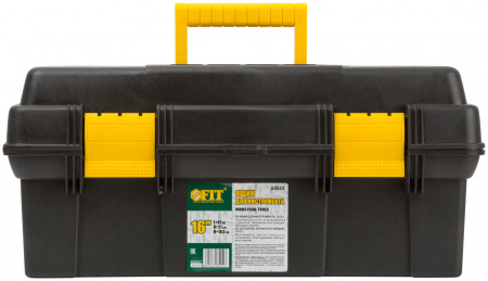 65552 Ящик для инструмента пластиковый 16'' (41 х 21 х 18.5 см) FIT РОС 
