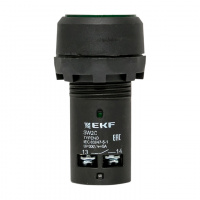 Кнопка зеленая SW2C-10D с подсветкой неон 1з+1р I P54 EKF sw2c-md-g