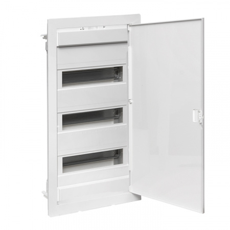 Встраиваемый силовой щит Nova 36 мод. с пластик. дверью IP40 Proxima EKF nv-pb-pd-3