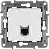 ETIKA Розетка компьютерная RJ45 категория 5 UTP белая Legrand/Daccord 672241