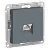 Розетка ATLASDESIGN компьютерная RJ45 механизм грифель Systeme Electric ATN000783