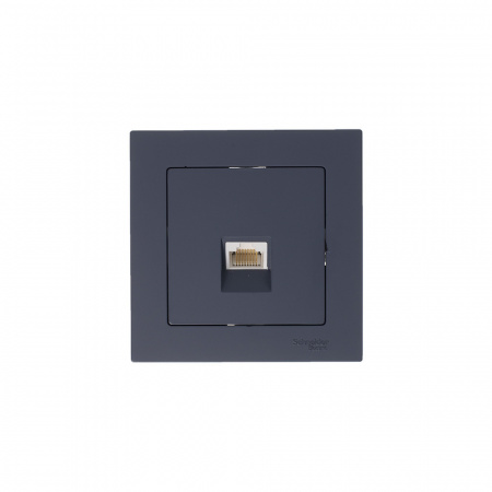 Розетка ATLASDESIGN компьютерная RJ45 механизм грифель Systeme Electric ATN000783