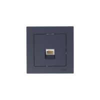 Розетка ATLASDESIGN компьютерная RJ45 механизм грифель Systeme Electric ATN000783