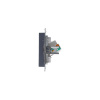 Розетка ATLASDESIGN компьютерная RJ45 механизм грифель Systeme Electric ATN000783