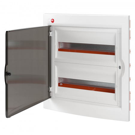 Щиток встраиваемый с дверцей 36 мод.,IP41, белый, с клеммным блоком 63А DKC RB36B4TWD