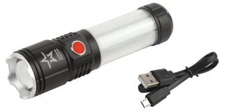 Фонарик карманный с крючком, на магните, 5 режимов MA-703 Тайфун Армия России ЭРА Б0052320