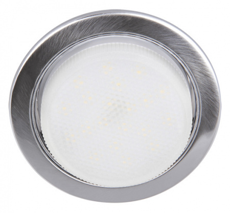 1016782 Светильник встраиваемый под лампу GX53 PGX53 10639.26 хром матовый JazzWay 