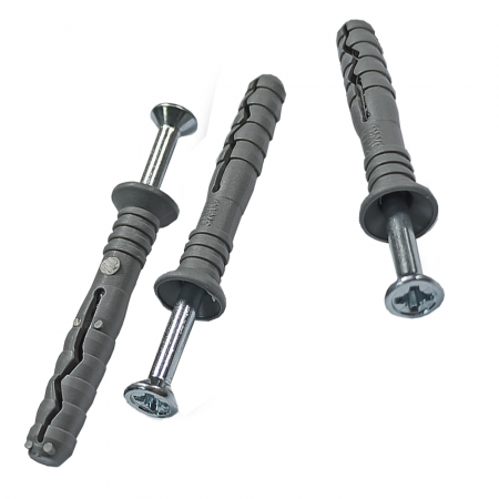 312607 Дюбель-гвоздь 6х40 потайной бортик полипропилен   2000шт Руфкомплект 