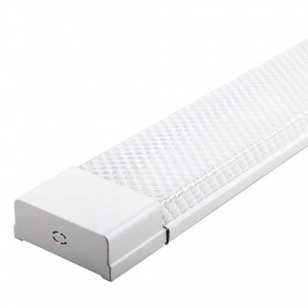 AL5020 32410 Светильник светодиодный ДПО-18вт 6500К призма металл (аналог ЛПО-2х18) FERON 