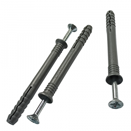 334250 Дюбель-гвоздь 8х80 потайной бортик полипропилен (750шт) Руфкомплект 