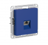 ATLASDESIGN РОЗЕТКА компьютерная RJ45, кат. 5Е, механизм, АКВАМАРИН Systeme Electric ATN001183