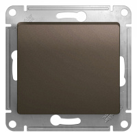 Выключатель одноклавишный, схема 1, в рамку, шоколад Systeme Electric GSL000811
