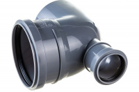 Отвод 90 град. 110 с выходом 50 прямой Политэк 300111050