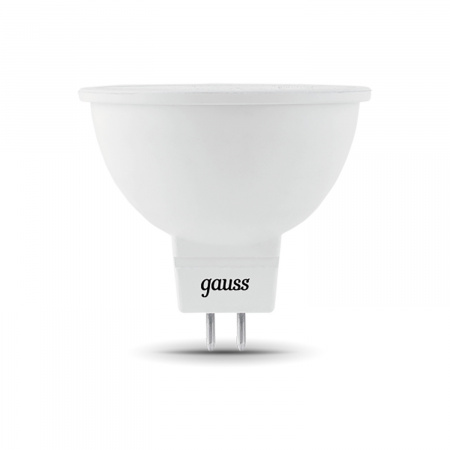 Лампа светодиодная LED 9 Вт 830 лм 3000К AC150-265В GU5.3 софит MR16 теплая Black GAUSS 101505109