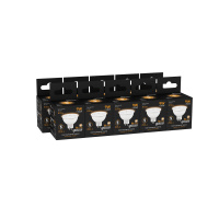 Лампа светодиодная LED 9 Вт 830 лм 3000К AC150-265В GU5.3 софит MR16 теплая Black GAUSS 101505109