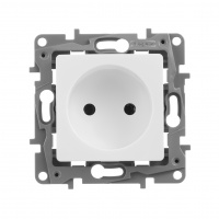 ETIKA Розетка без заземления белая Legrand/Daccord 672220