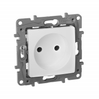 ETIKA Розетка без заземления белая Legrand/Daccord 672220