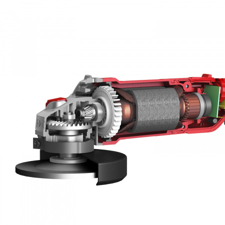 УШМ-125-1205 Э Угловая шлифовальная машина 125 мм, 1200 Вт, с регулировкой оборотов, компакт ЗУБР 