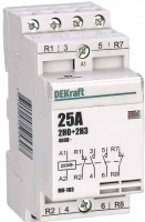Модульный контактор 2НО+2НЗ 25А 230В МК-103       DEKraft Dekraft 18069DEK