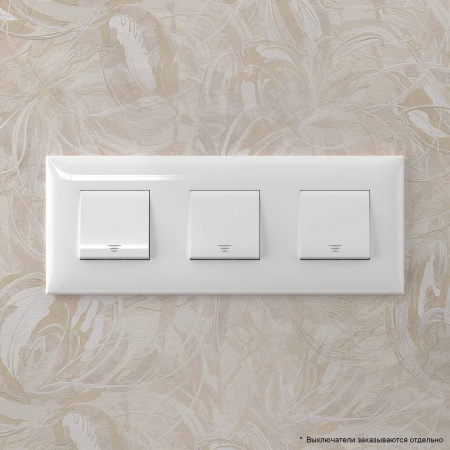 Avanti Рамка ARTLEBEDEV ''Белое облако'' 6 модульная DKC 4400906