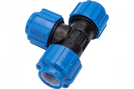 Тройник ПНД компрессионный 20 Политэк 50050020