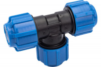 Тройник ПНД компрессионный 20 Политэк 50050020