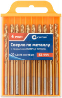 Сверло по металлу Cutop Profi с титановым покрытием, 4.2х75 мм (10 шт) CUTOP 52-444