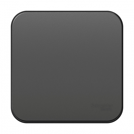 BLNVA101016 BLANCA одноклавишный выключатель наружный (cх.1) с изолирующей пластиной, 10A, 250B, антрацит Systeme Electric 