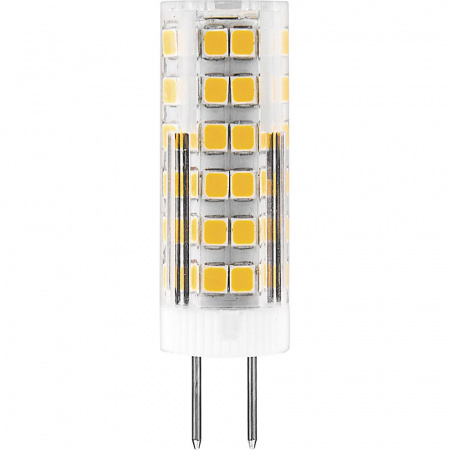 Лампа светодиодная LED 7вт 230в G4 теплый капсульная FERON LB-433 25863