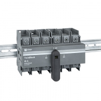 Рубильник 40A 3P реверсивный c рукояткой для прямой установки TwinBlock EKF tb-s-40-3p-rev