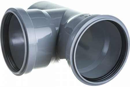 Тройник канализационный 87 град. 110 Ostendorf 115400