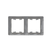 GLOSSA Рамка 2 поста вертикальная перламутр Systeme Electric GSL000606