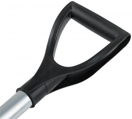 Лопата для уборки снега ''Снеговик'' пластиковая, алюминиевый черенок 500х375х1450 мм РОС 68104