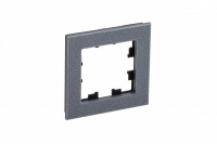 Рамка однопостовая ATLASDESIGN NATURE, МРАМОР АЙС ГРЕЙ Systeme Electric ATN343201