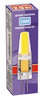 Лампа светодиодная LED 2.5вт G4 12B 200Lm холодный COB JazzWay 2855770