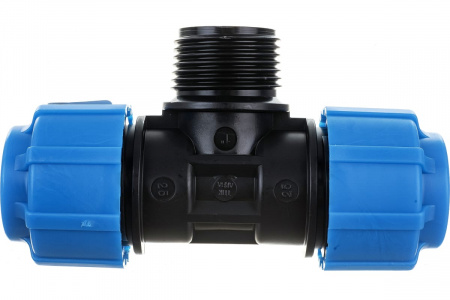 Тройник ПНД компрессионный НР 25 х 1' х 25 Политэк 51250125