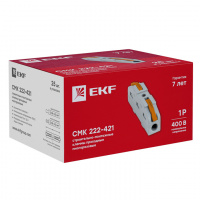 Строительно-монтажная клемма СМК 222-421 проходная 1 полюс 0.08-4мм2 PROxima EKF plc-smk-421