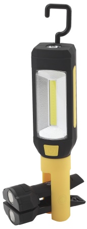 Фонарик на батарейках 3хААА, ударопрочный, крючок, складная подставка, магнитный, покрытие soft touch RB-801 Практик ЭРА Б0027823