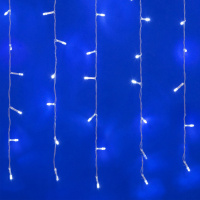 Занавес светодиодный 2х3 м 240 led белый с контроллером провод прозрачный IP20 ULD-C2030-240/DTA WHITE IP20 Uniel 06739