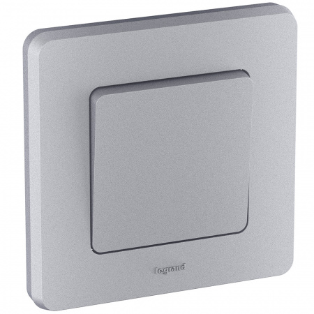 673932 Рамка 1 пост INSPIRIA алюминий Legrand/Daccord 